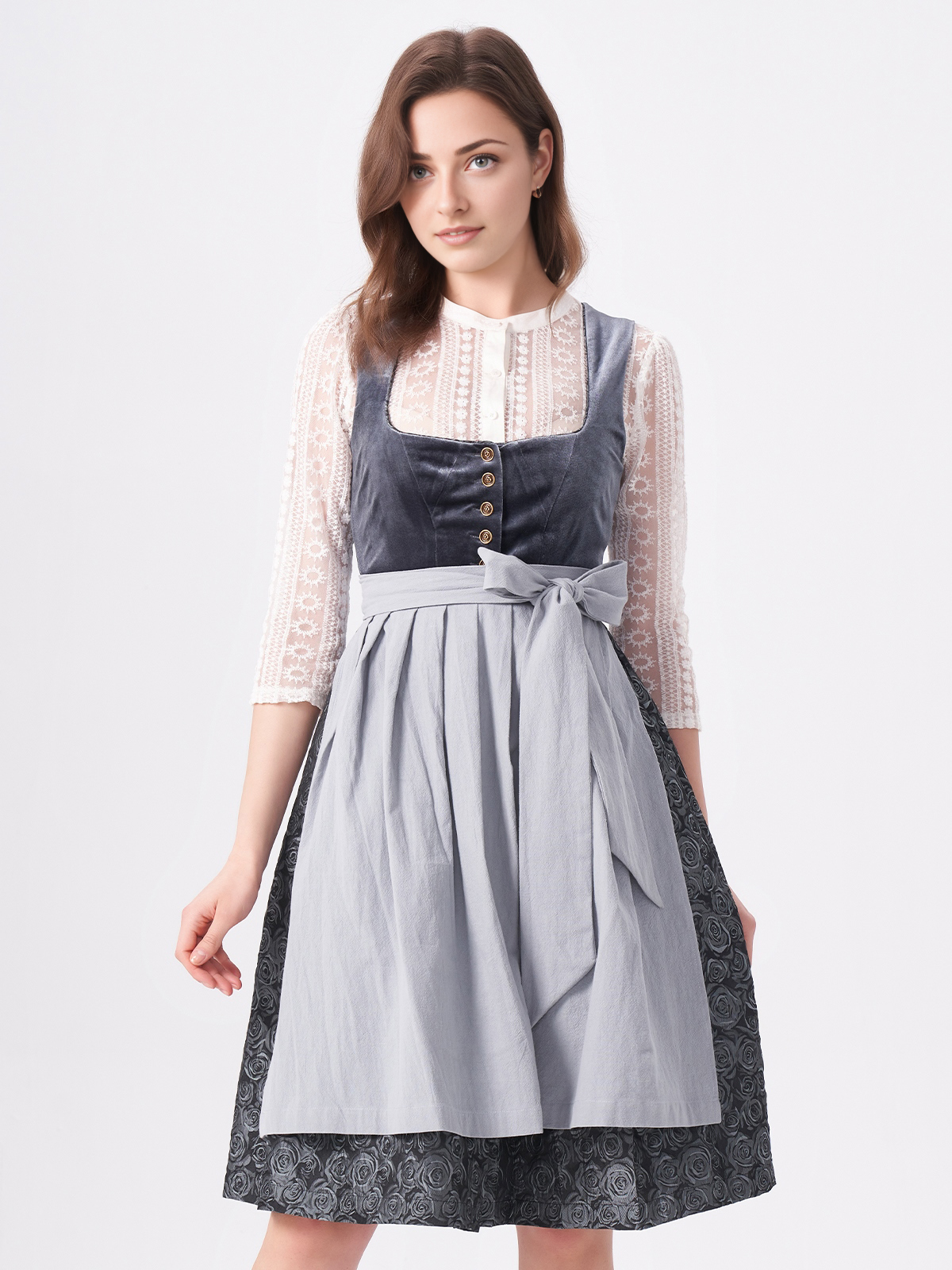 Dirndl in Blau – eleganter Trachtenlook für festliche Anlässe