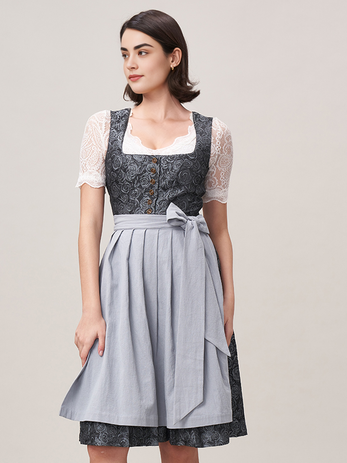 Dirndl Bluse Langarm in eleganter Ausführung