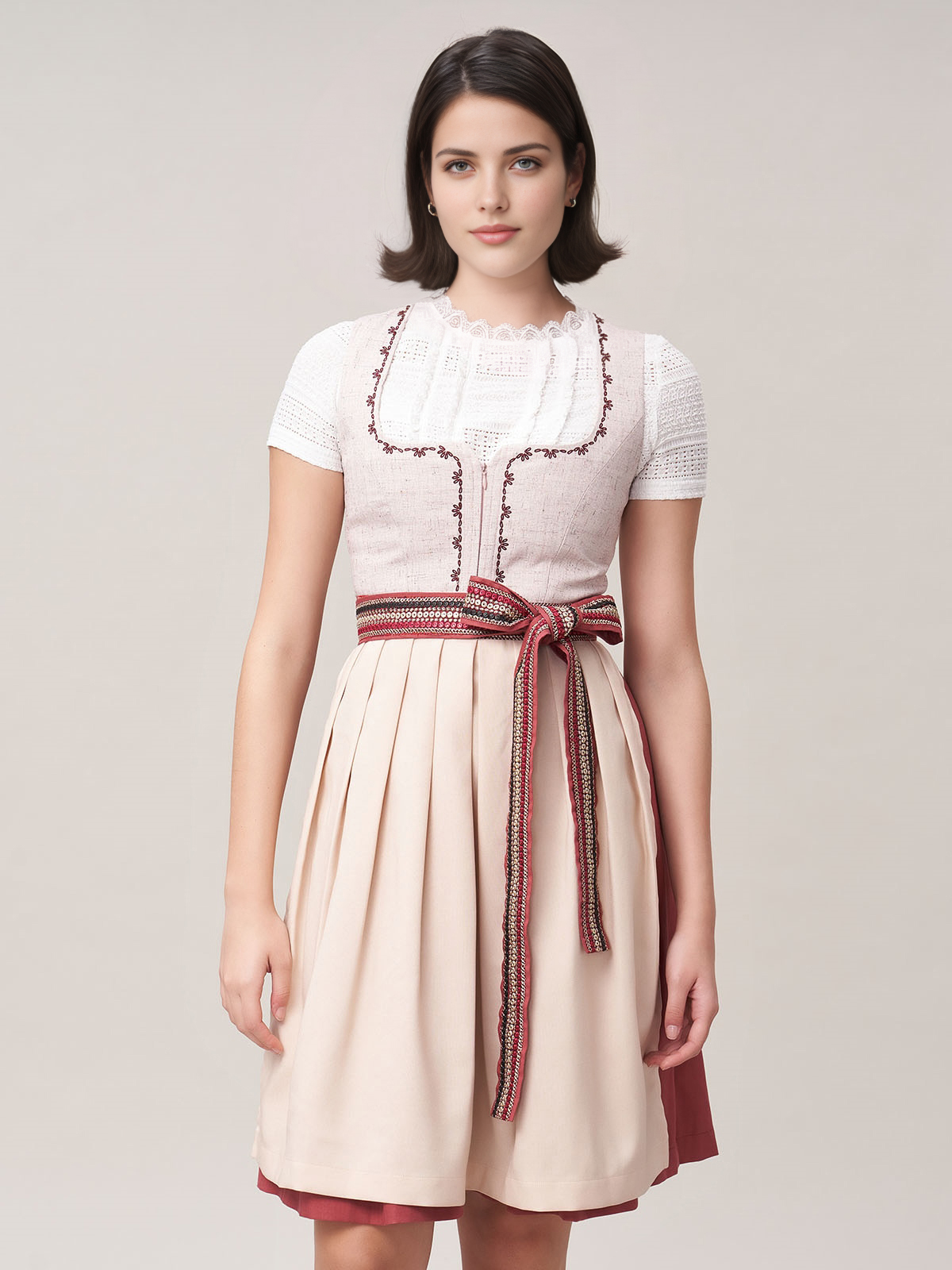 Dirndl in Blau und Grün