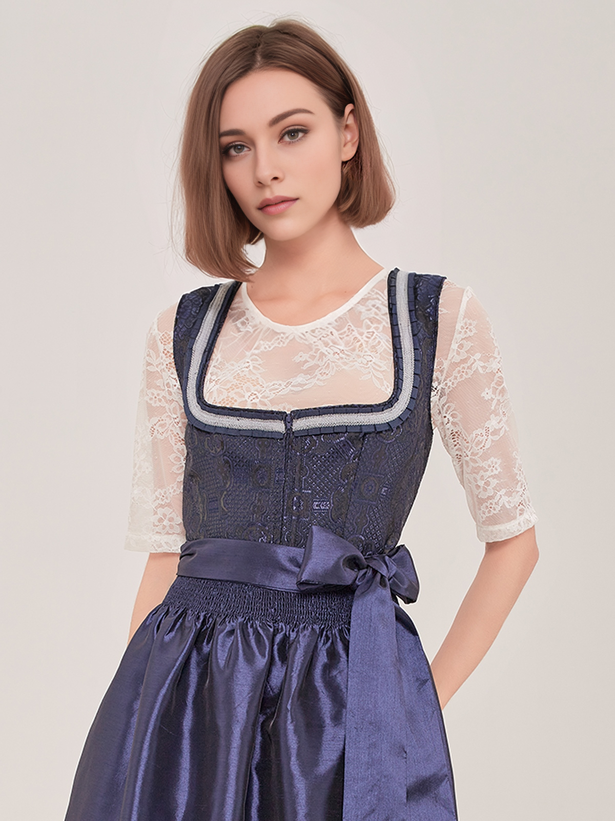 Sun Leon Dirndl in Blau