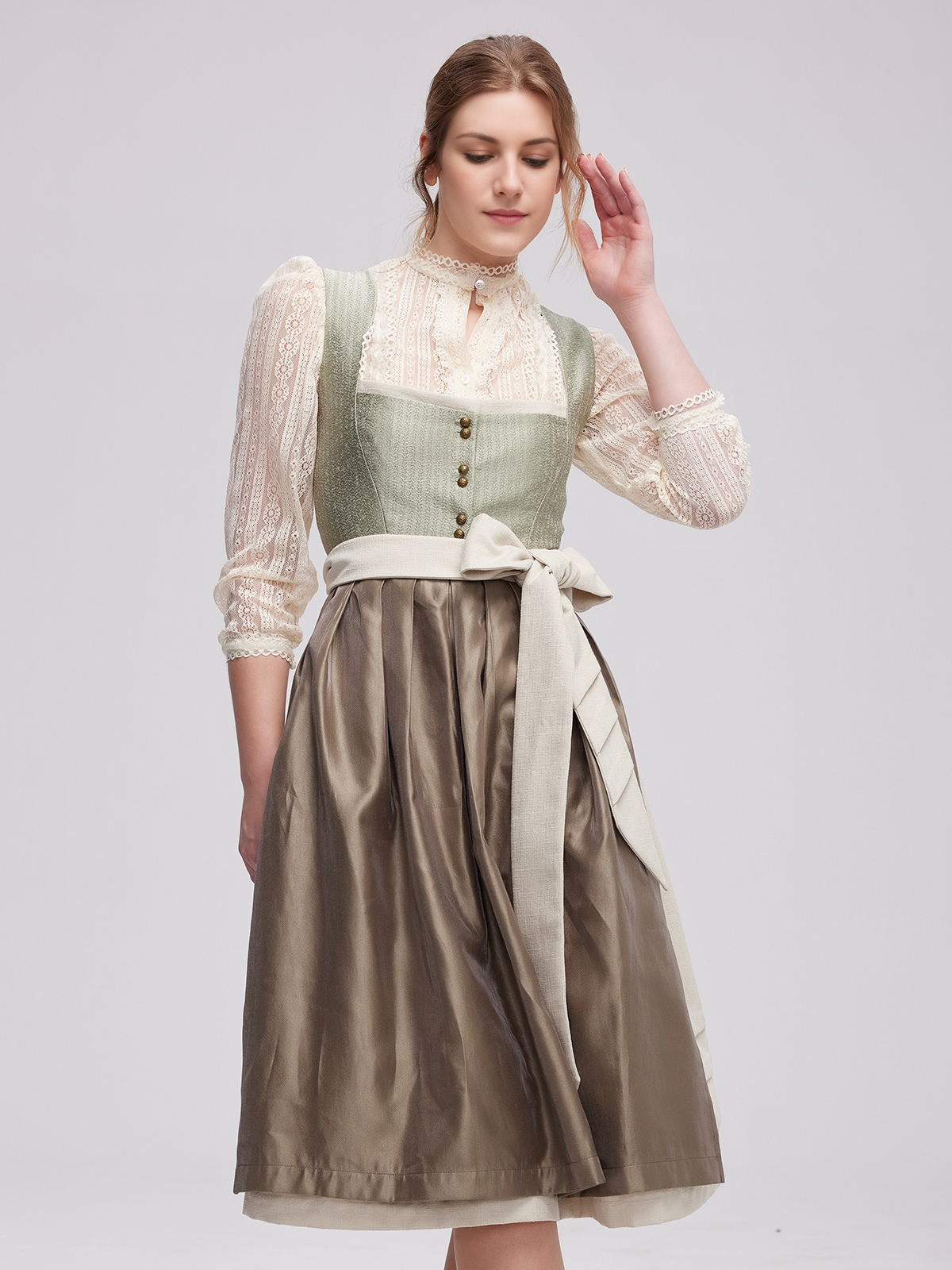 Dirndl Rosa Schlicht