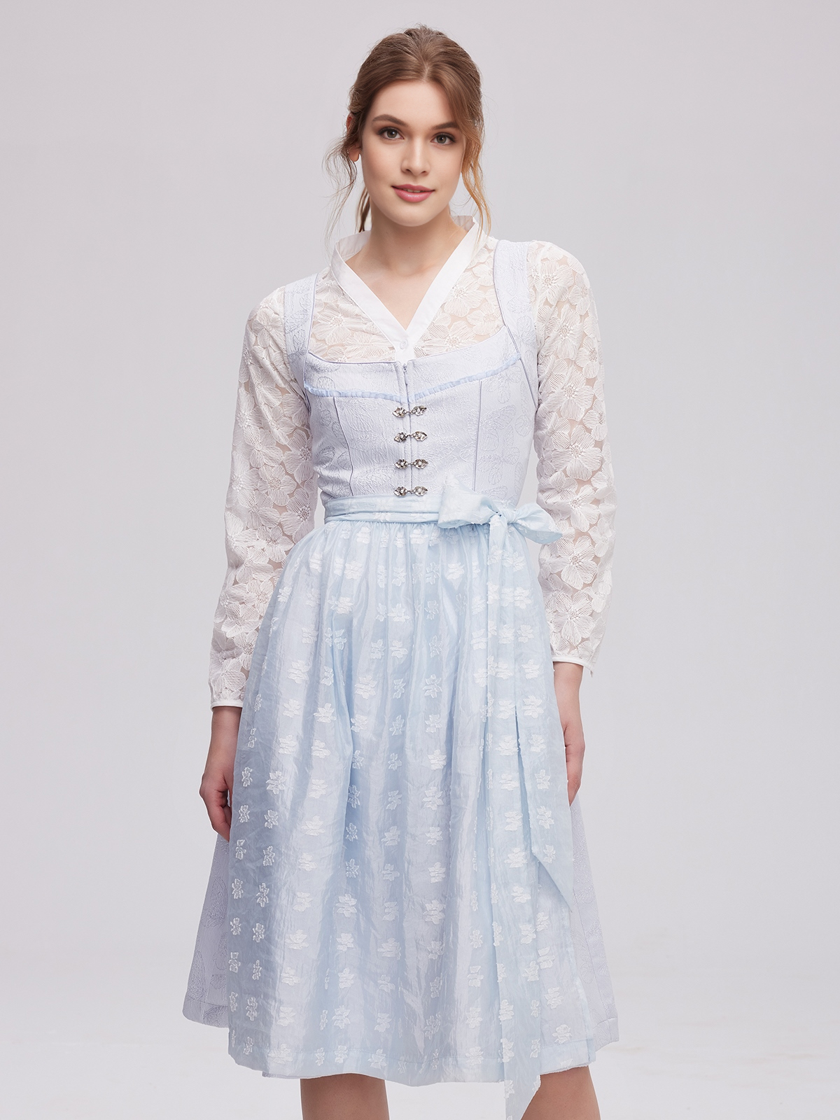 Dunkelblaues Samt Dirndl